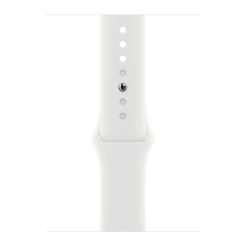 умные часы apple watch series se gen 2 44 мм aluminium case, white sport band mnth3ll/a (размер s/m)