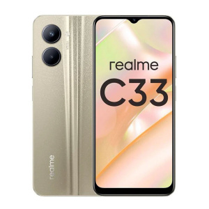 смартфон realme c33 3/32 гб, золотой