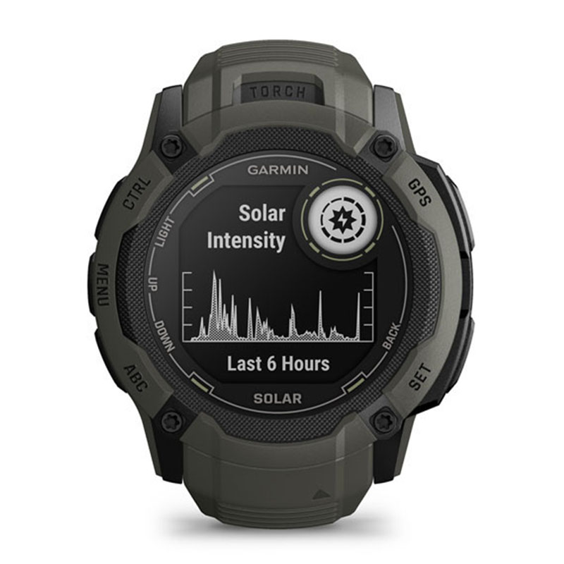 смарт-часы garmin ️️instinct 2x solar moss (010-02805-05)