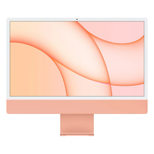 моноблок apple imac 24" retina 4,5k, (m1 8c cpu, 8c gpu), 8 гб, 512 гб ssd, оранжевый (z133000)