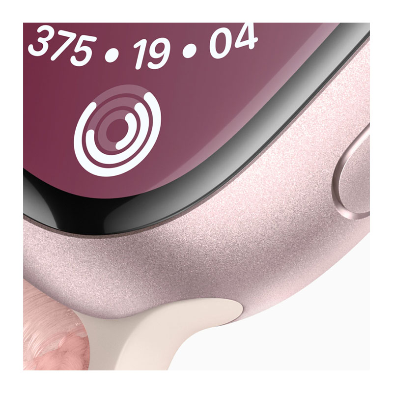 смарт-часы apple watch series 9, 45мм, loop band, нежно-розовый (mr9j3)