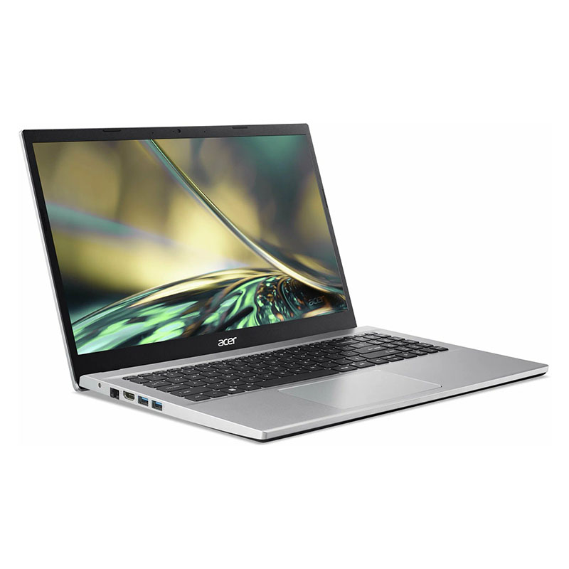 ноутбук acer a315-59-39s9 (nx.k6tem.004) 15.6"fhd tn/i3-1215u 6с/8gb/256gb ssd/uhd/dos серебристый