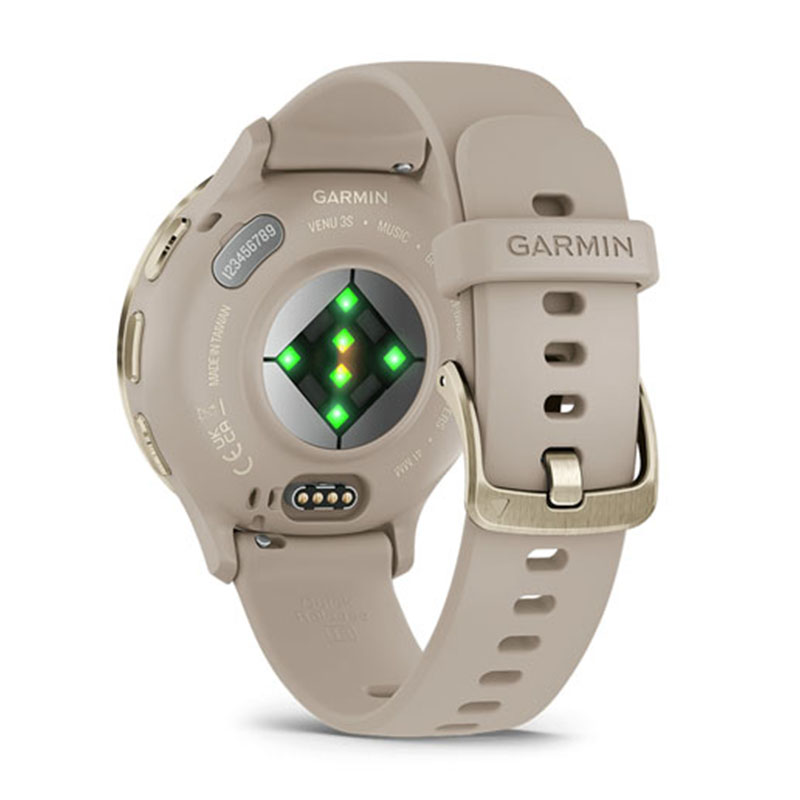 смарт-часы garmin venu 3s soft gold french/gray (010-02785-02)