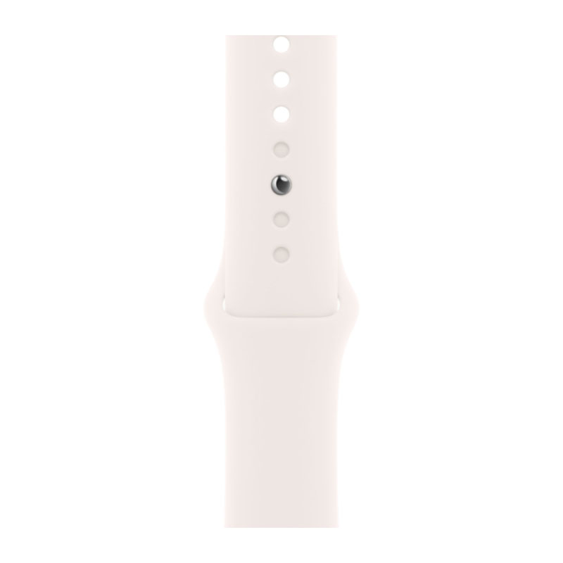 умные часы apple watch series 11 (2025) gps 46 мм, rose gold aluminium case, sport band, starlight m/l