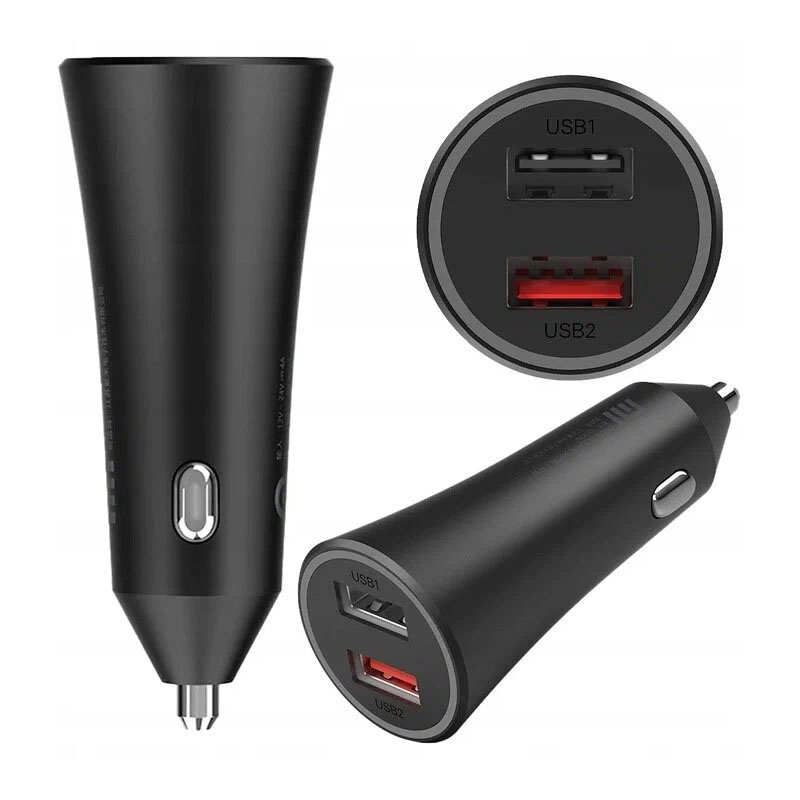 автомобильное зарядное устройство xiaomi mi dual-port car charger 37w