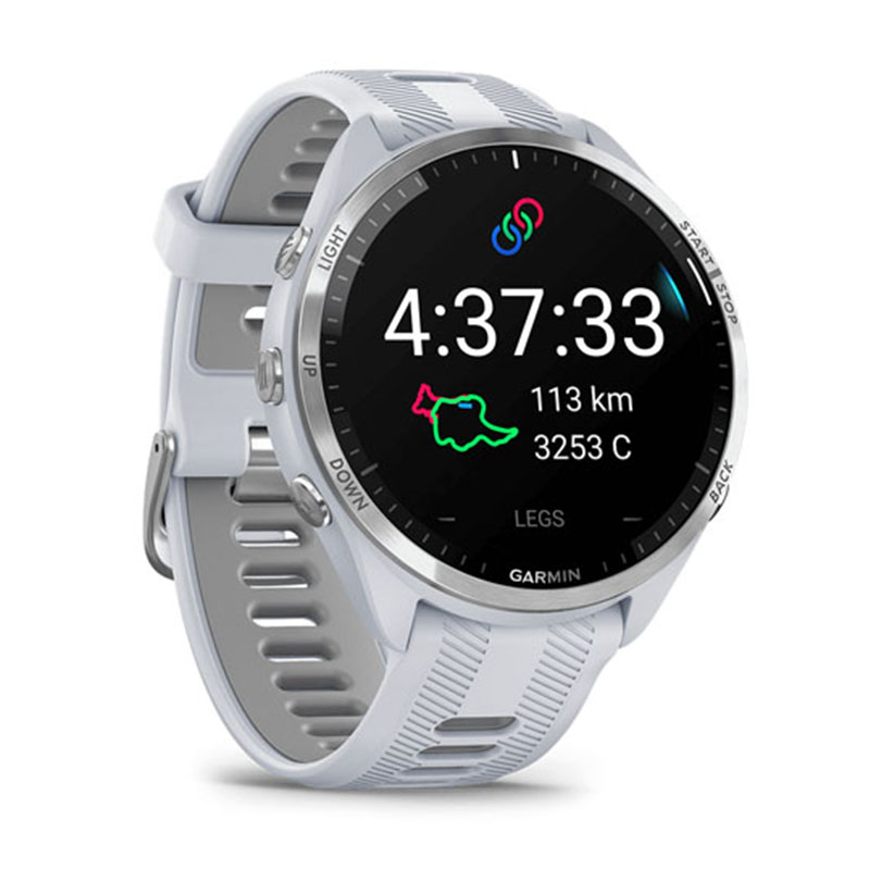 смарт-часы garmin ️forerunner 965 whitestone (010-02809-11)