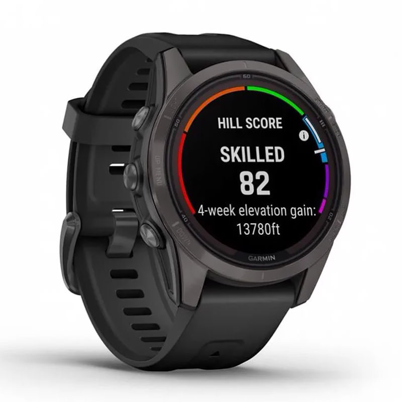 смарт-часы garmin ️️fenix 7s pro sapphire solar carbon gray (010-02776-11)