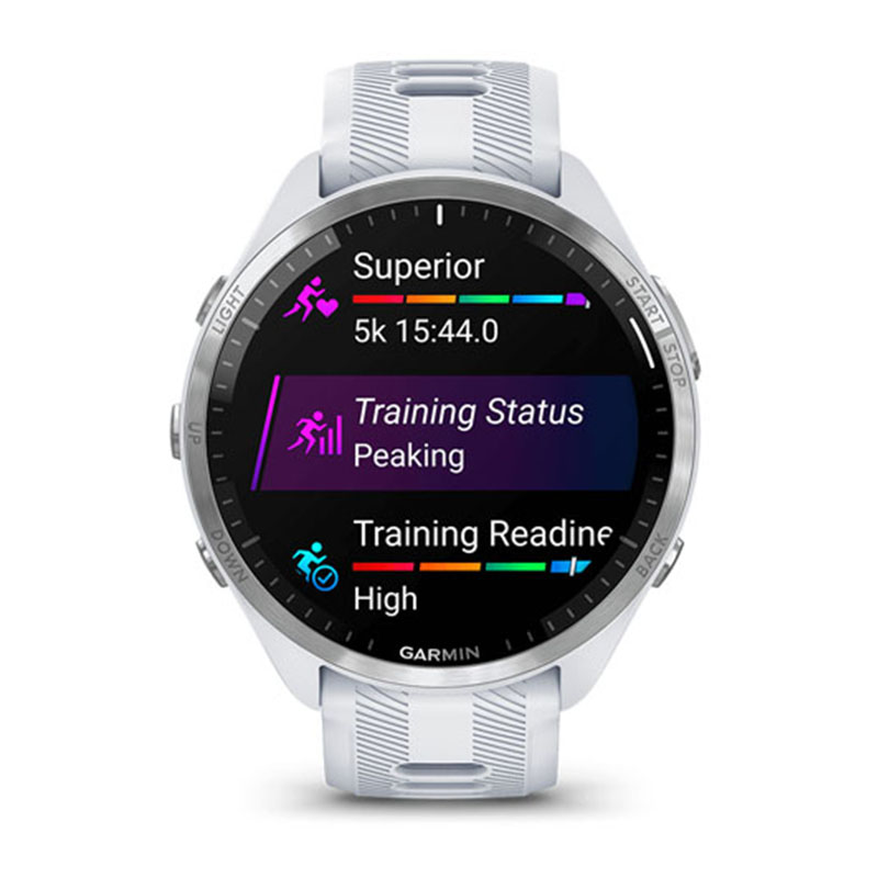 смарт-часы garmin ️forerunner 965 whitestone (010-02809-11)