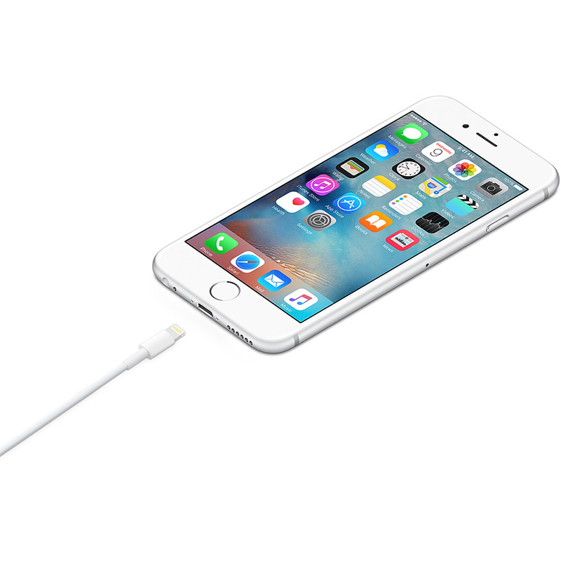 кабель apple usb - lightning (mxly2zm/a), белый, 1 м