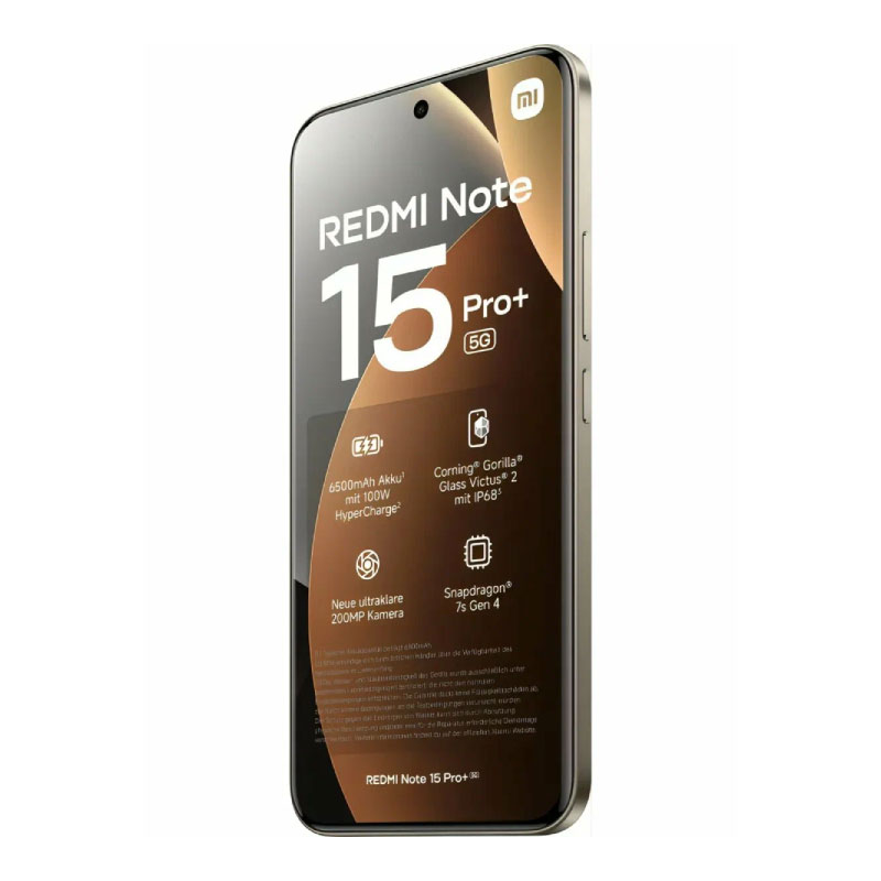 смартфон xiaomi redmi note 15 pro+ 5g 12/512 гб, dual nano sim, mocha brown/мокко