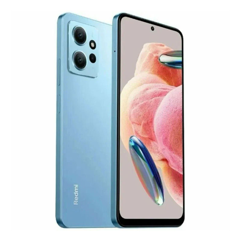 смартфон xiaomi redmi note 12 4g 6/128gb (nfc) ice blue (синий)