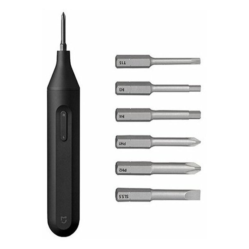 аккумуляторная отвертка xiaomi mijia electric screwdriver (mjddlsd002qw) черный