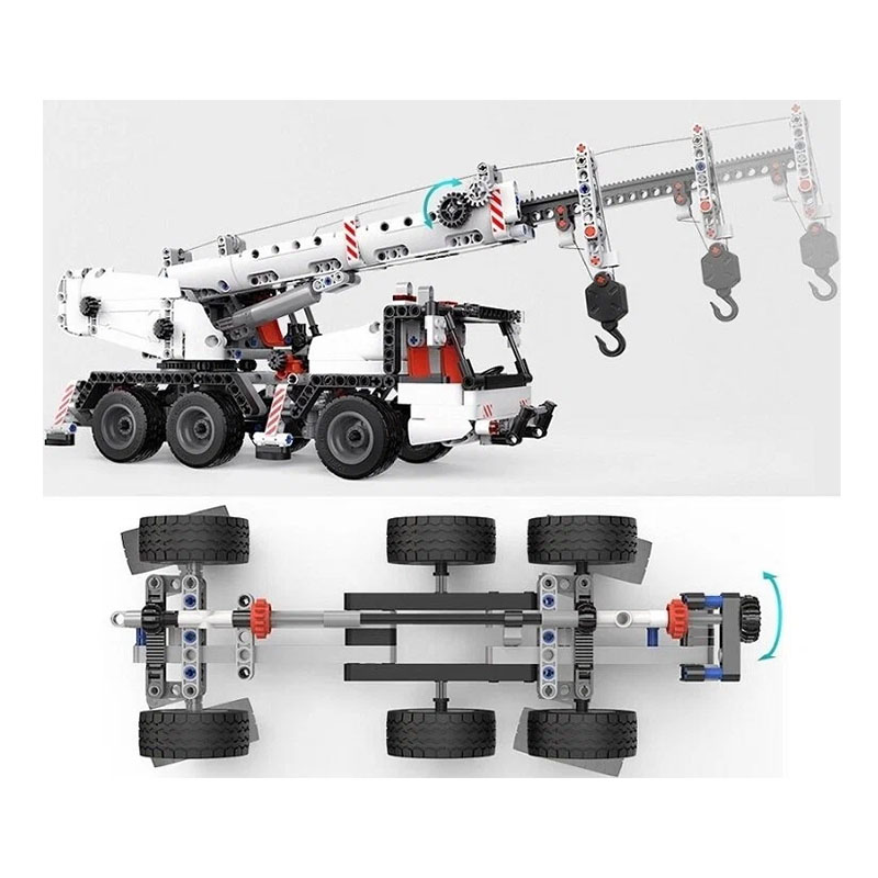 конструктор xiaomi mitu building blocks mobile engineering crane