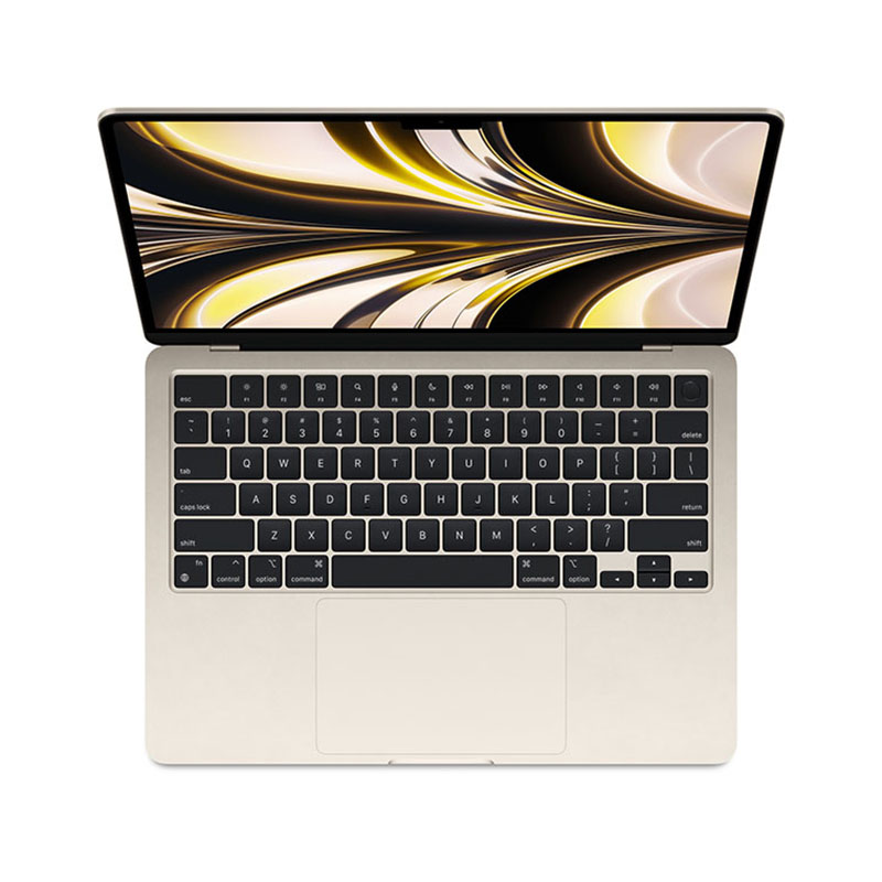 apple macbook air 13.6" (m2, 2022) 8/512гб ssd starlight, сияющая звезда (mly23ll/a)