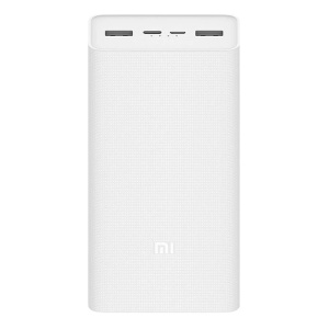 внешний аккумулятор xiaomi mi power bank 3 30000 mah (pb3018zm) белый