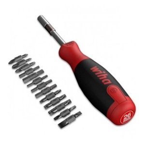 набор инструментов xiaomi wiha 26 в 1 screwdriver kit, 27 предм., черный/красный