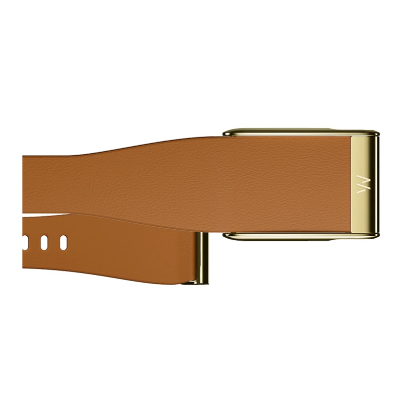 ремешок для whoop 5.0 leatherluxe, верблюжий (camel), s
