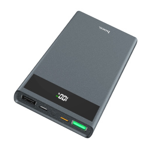 портативное зу hoco j49-10000mah gray pd+qc3.0