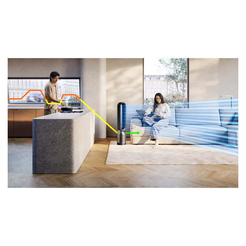 очиститель воздуха dyson purifier cool pc1, черный/никель
