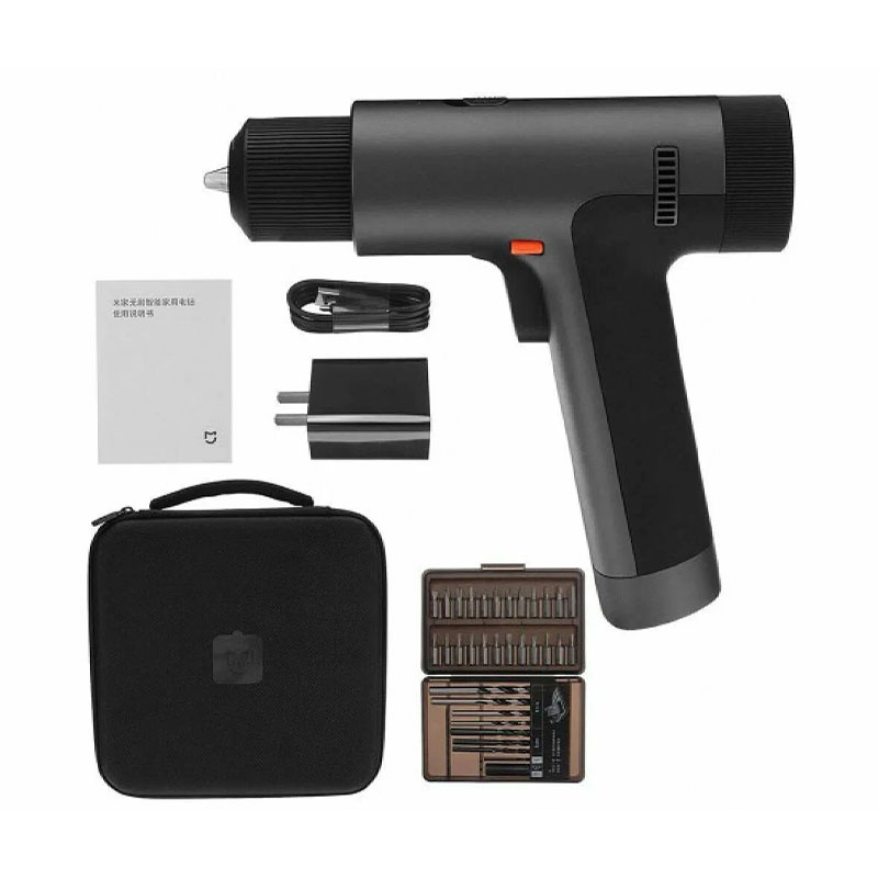 аккумуляторная дрель-шуруповерт xiaomi mijia electric smart drill (mjwsznjydz001qw)