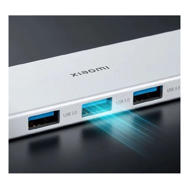 док-станция xiaomi 5 в 1 с usb type-c usb3.0 hdmi (xmds05ym)