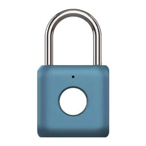 замок со сканером отпечатков пальцев xiaomi uodi smart fingerprint lock padlock blue