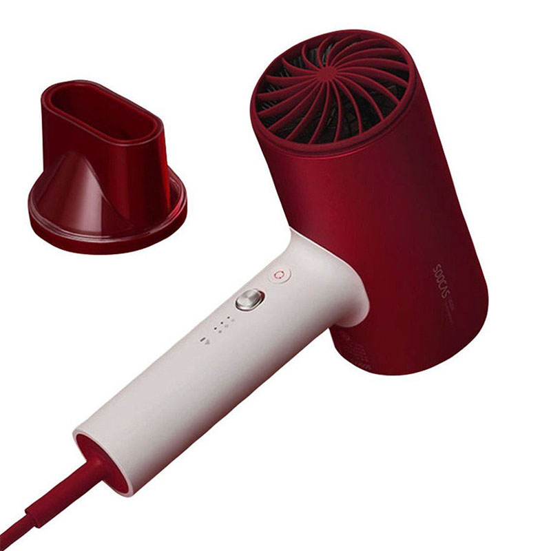 фен для волос xiaomi soocare anions hair dryer h3s red (красный)