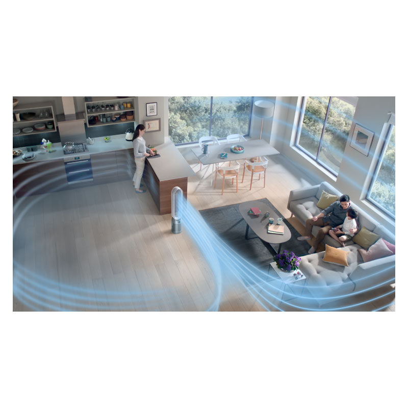 очиститель воздуха dyson purifier cool tp07, white/silver