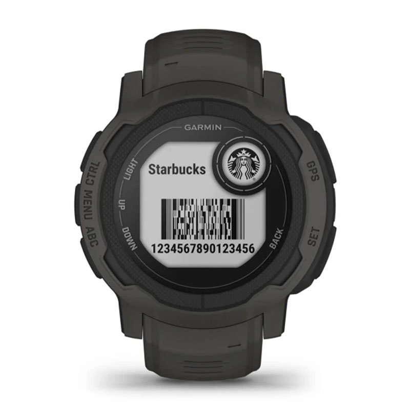 смарт-часы garmin ️️instinct 2 solar graphite (010-02627-00)