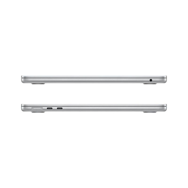 apple macbook air 13.6" (m2, 2022) 8/256гб ssd silver, серебристый (mlxy3ll/a)