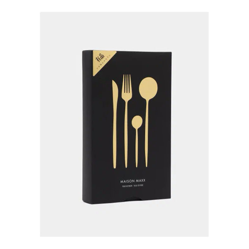 набор столовых приборов maison maxx stainless steel cutlery set (cyz-001j) gold