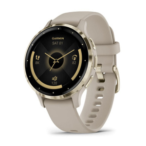 смарт-часы garmin venu 3s soft gold french/gray (010-02785-02)