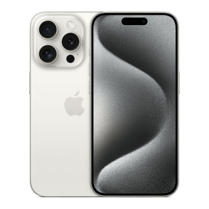 apple iphone 15 pro max 1tb, dual nano sim, white titanium "белый титан"