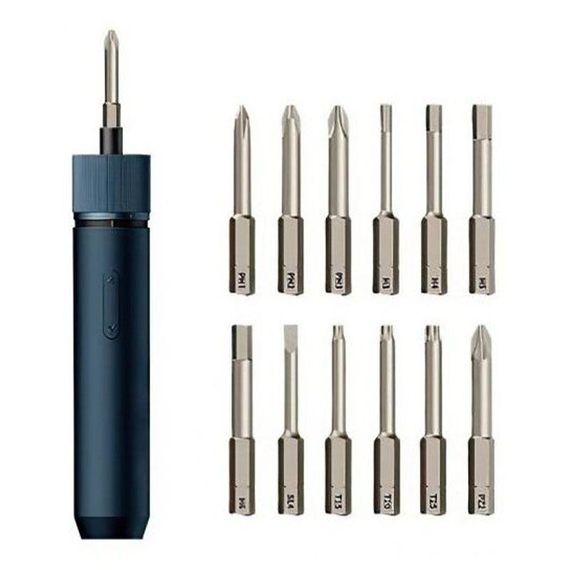 аккумуляторная отвертка xiaomi hoto straight handle electric screwdriver (qwlsd001) черный