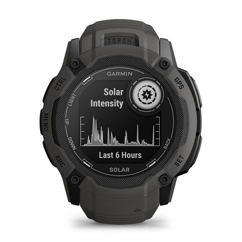 смарт-часы garmin ️️instinct 2x solar graphite (010-02805-00)