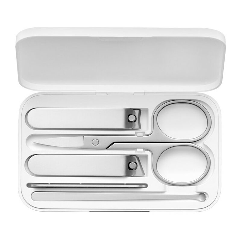 маникюрный набор xiaomi mijia nail clip set 5 в 1 белый mjzjd002qw