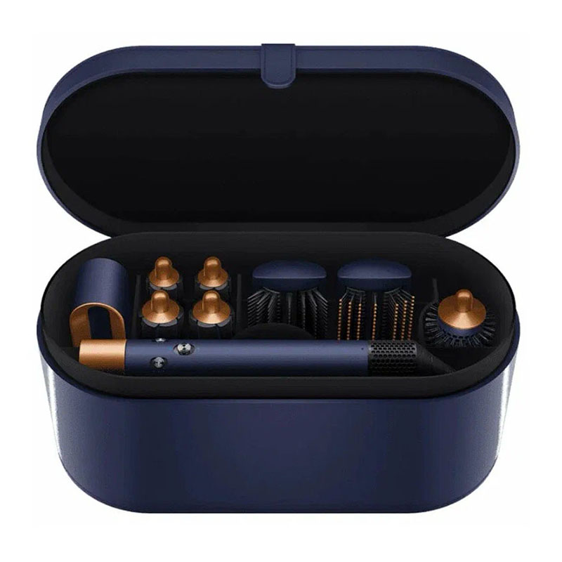 стайлер dyson airwrap complete long hs05, blue/copper