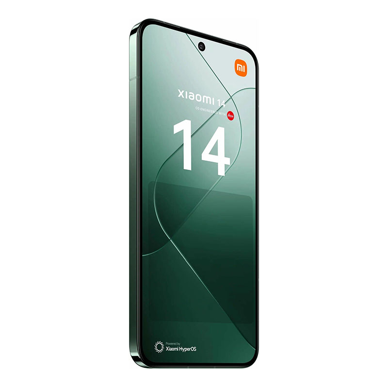 смартфон xiaomi 14 12/512 гб, dual: nano sim + esim, зеленый