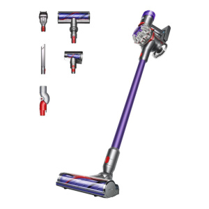 ручной пылесос dyson v8 extra, silver/purple