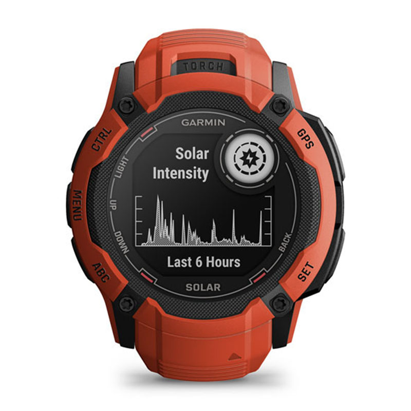 смарт-часы garmin ️️instinct 2x solar flame red (010-02805-01)