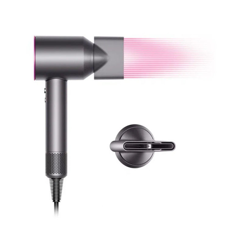 фен dyson supersonic hd08 nickel/fuchsia