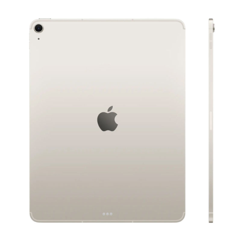 планшет apple ipad air 13" 128 gb (m3, 2025) wi-fi + cellular starlight сияющая звезда (mcj34ll/a)