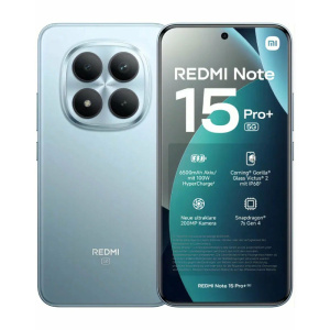 смартфон xiaomi redmi note 15 pro+ 5g 12/512 гб, dual nano sim, glacier blue/голубой