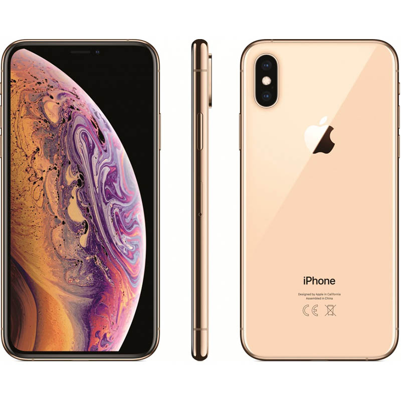 смартфон apple iphone xs 256gb gold (золотой)