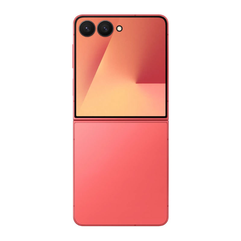 смартфон samsung galaxy z flip 7 12/512 гб, dual: nano sim + esim, коралловый