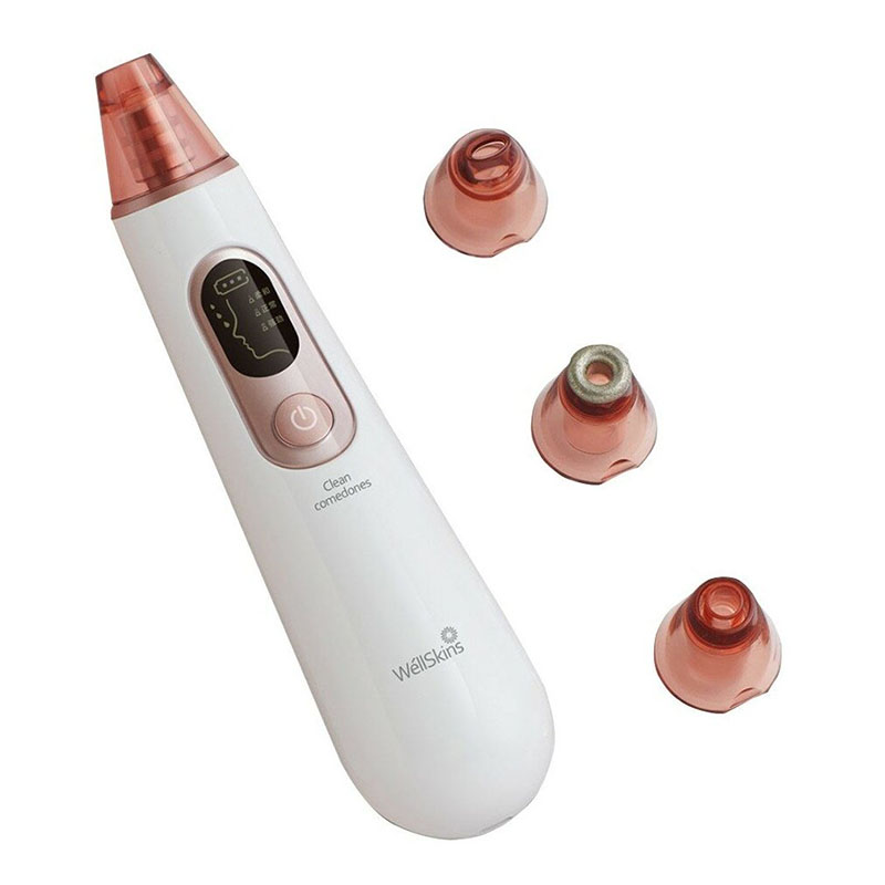 прибор для чистки лица wellskins clean beauty blackhead meter wx-ht100 gold