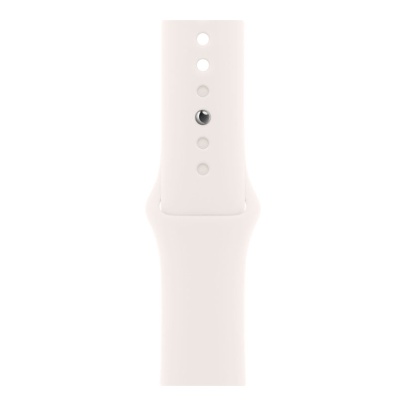 умные часы apple watch series 11 (2025) gps 42 мм, rose gold aluminium case, sport band, starlight s/m