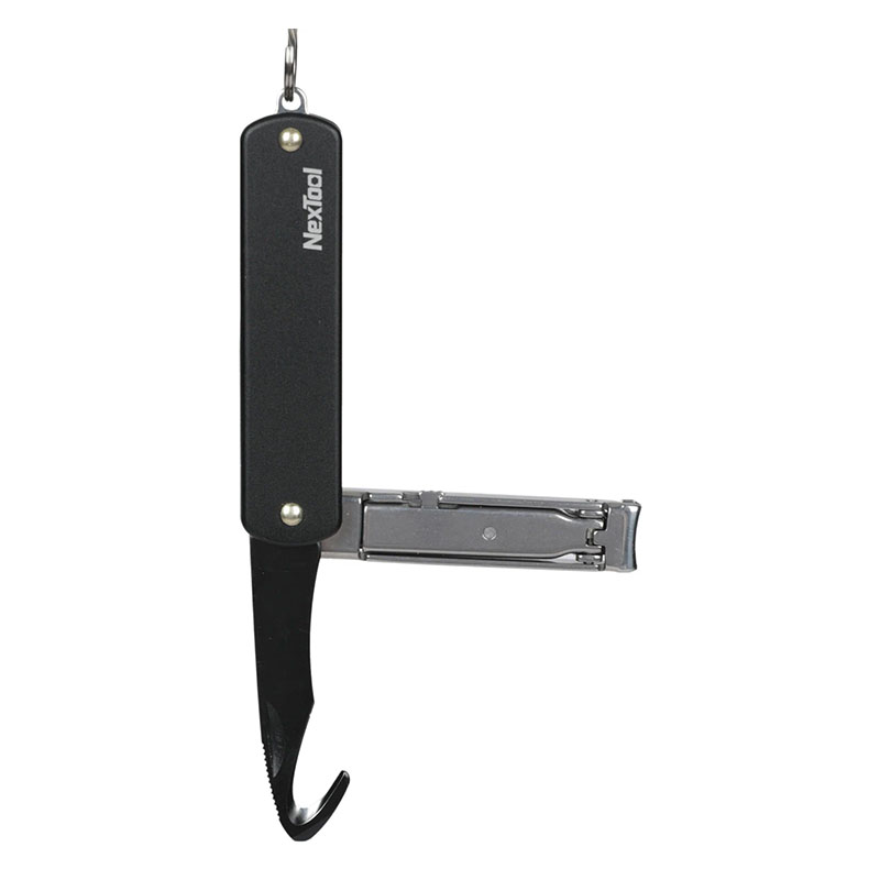 мультитул xiaomi nextool outdoor multifunctional nail clippers black (kt5530b)