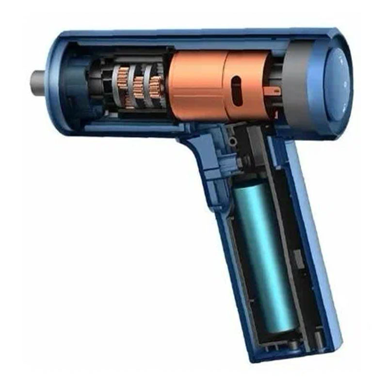 аккумуляторная отвертка xiaomi hoto electric screwdriver gun, blue (qwlsd008)