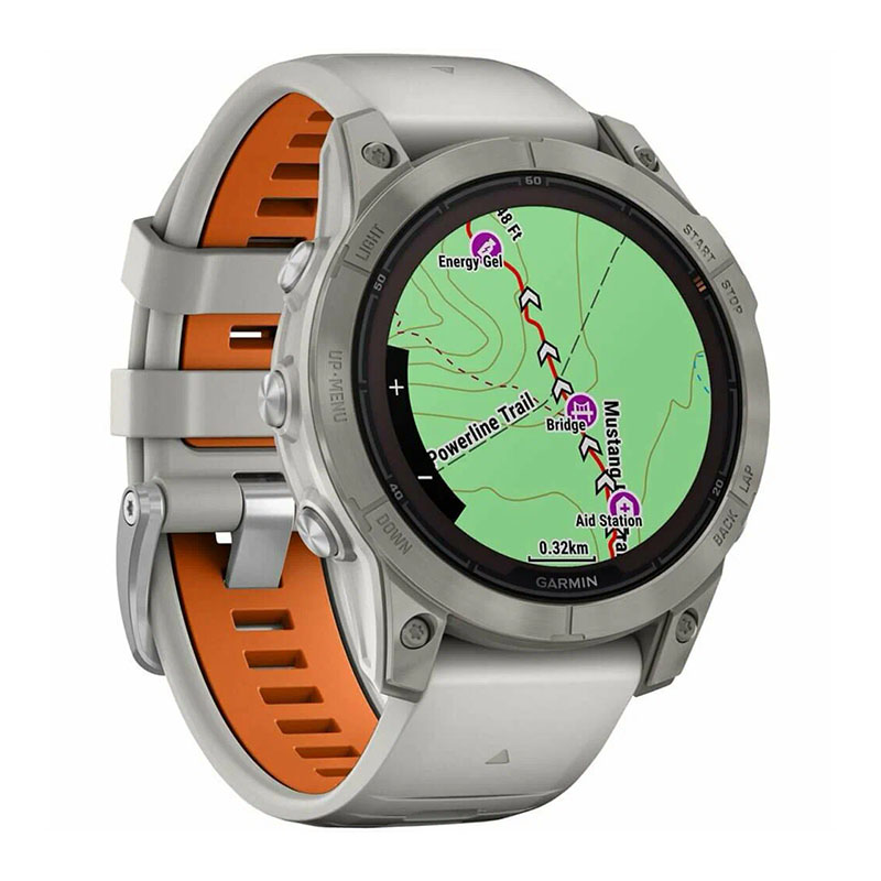 смарт-часы garmin ️️fenix 7x pro sapphire solar fog gray (010-02778-15)